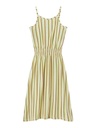 NAME IT KIDS - NKF JAIDA STRAP LONG DRESS - Bright White STRIPED
