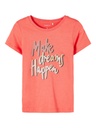 NAME IT MINI - NMF BRIGITTA SS TOP CAMP - Rose Of Sharon