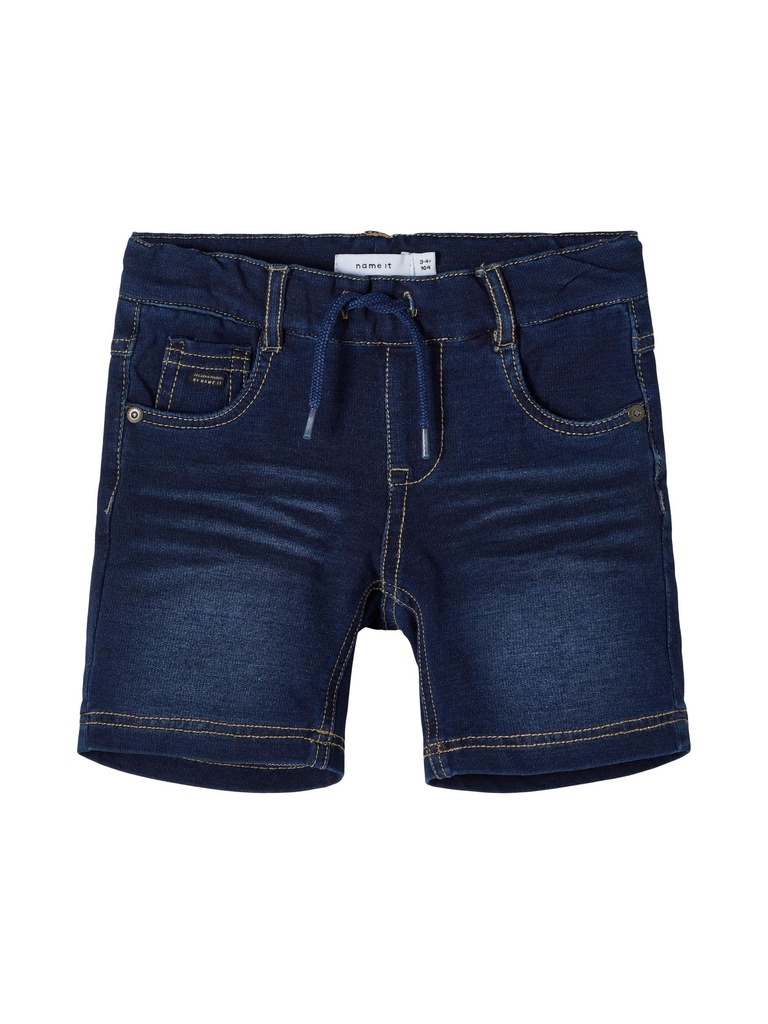 NAME IT MINI - NMM RYAN DNMTRUEBOS 3456 SWE LSHORTS NOOS - Dark Blue Denim
