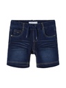NAME IT MINI - NMM RYAN DNMTRUEBOS 3456 SWE LSHORTS NOOS - Dark Blue Denim