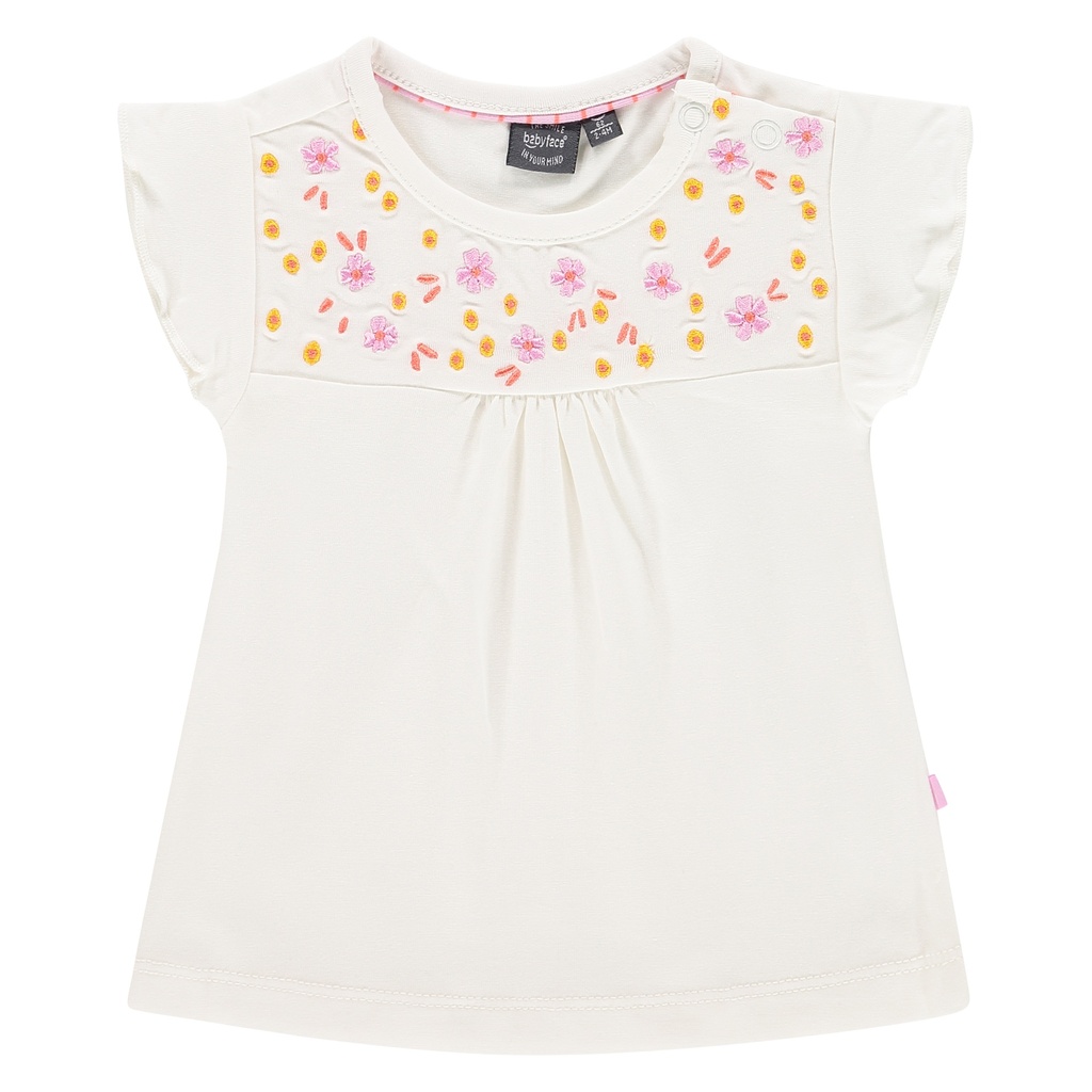 Babyface - baby girls t-shirt short sleeve - creme - NWB21128628