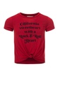 Looxs - 10Sixteen Modal Crop top - CHILI - 2112-5442-262
