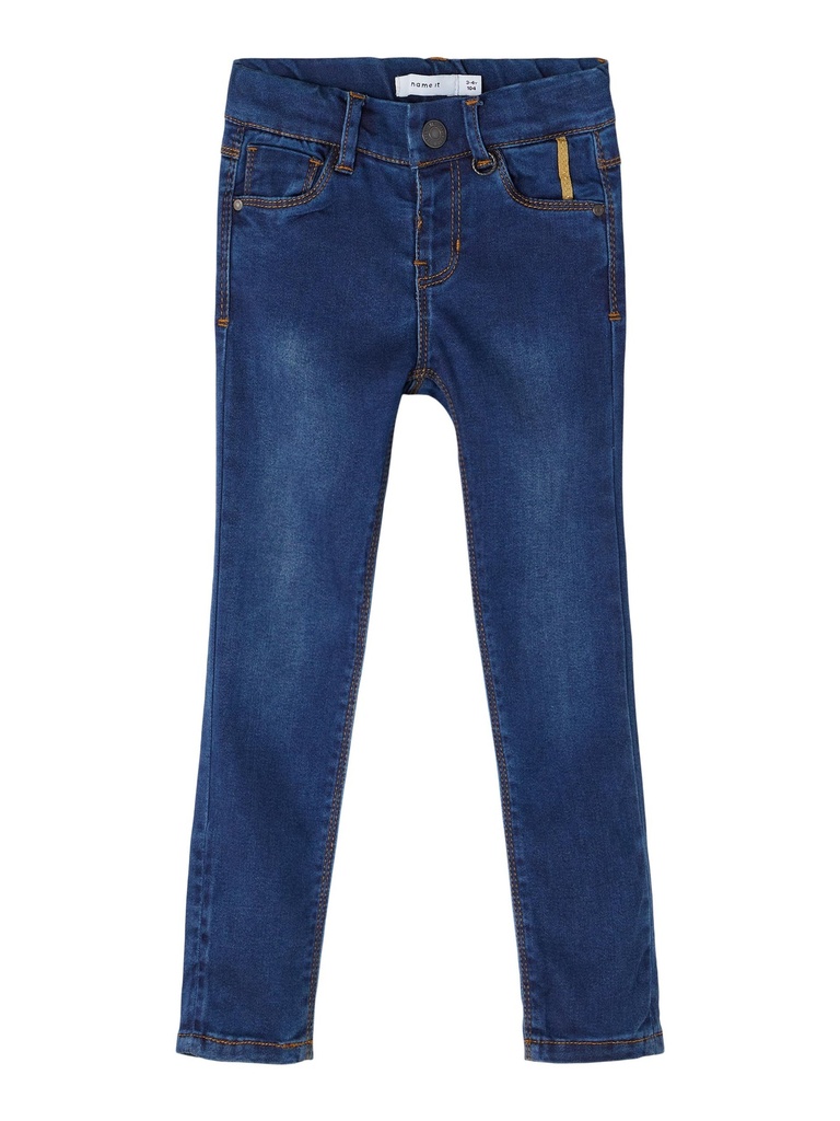 NAME IT MINI - NMF POLLY DNMTORAS 3545 PANT NOOS - Dark Blue Denim