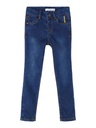 NAME IT MINI - NMF POLLY DNMTORAS 3545 PANT NOOS - Dark Blue Denim