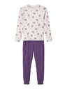 NAME IT KIDS - NKF NIGHTSET GRAY LILAC FAIRY NOOS - Gray Lilac