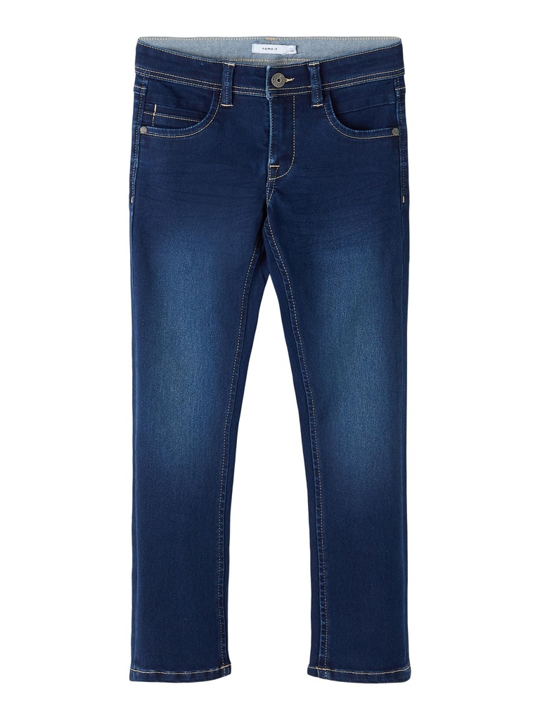 NAME IT KIDS - NKM THEO DNMTAX PANT NOOS - Dark Blue Denim