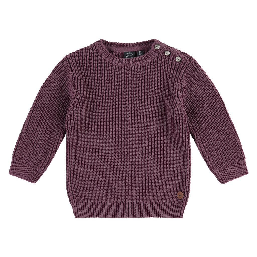 Babyface - girls pullover - eggplant - BBE22408350
