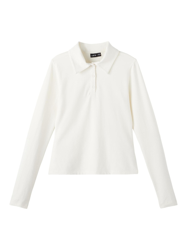 LMTD - NLF NINE LS SHORT POLO - White Alyssum
