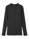 NAME IT KIDS - NKF NOLINE LS SLIM TOP NOOS - Black
