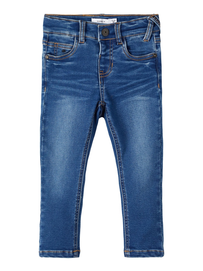NAME IT MINI - NMM SILAS DNMTOBO 2692 SWE PANT NOOS - Medium Blue Denim
