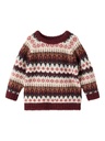 NAME IT MINI - NMF OPOLLY LS KNIT - Mauvewood