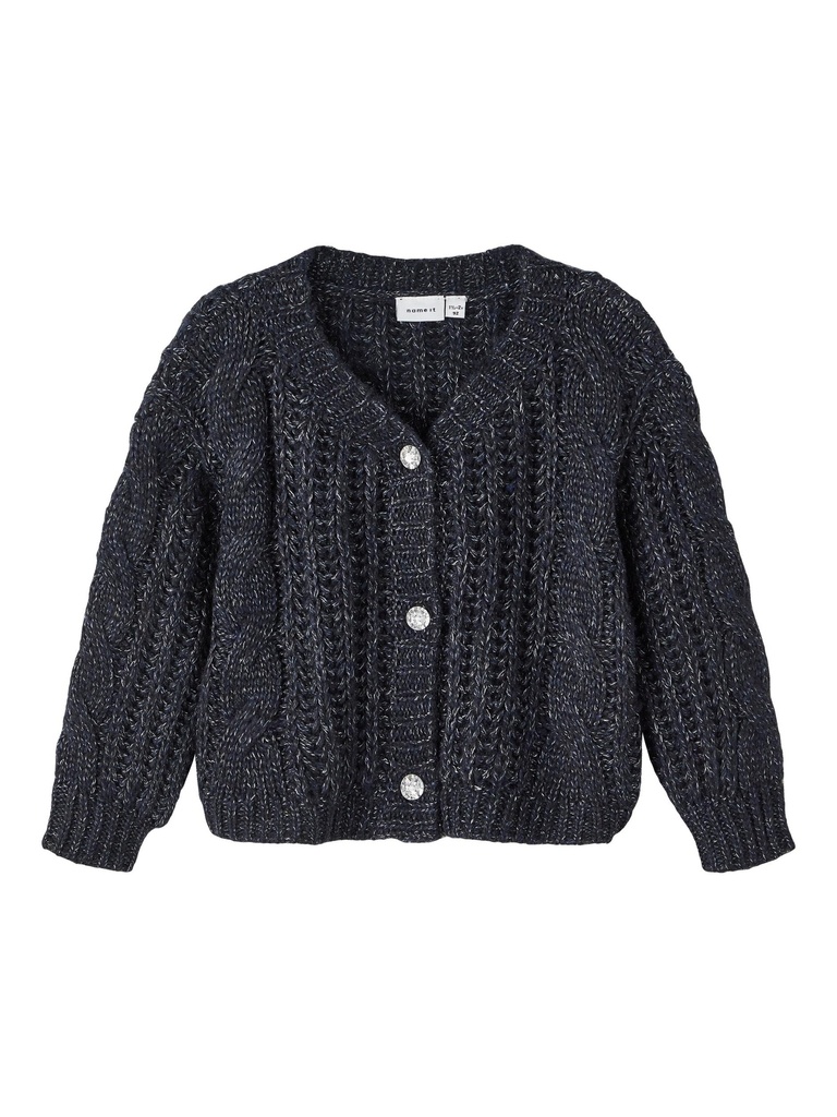 NAME IT MINI - NMF OPAULA LS KNIT CARD - Dark Sapphire
