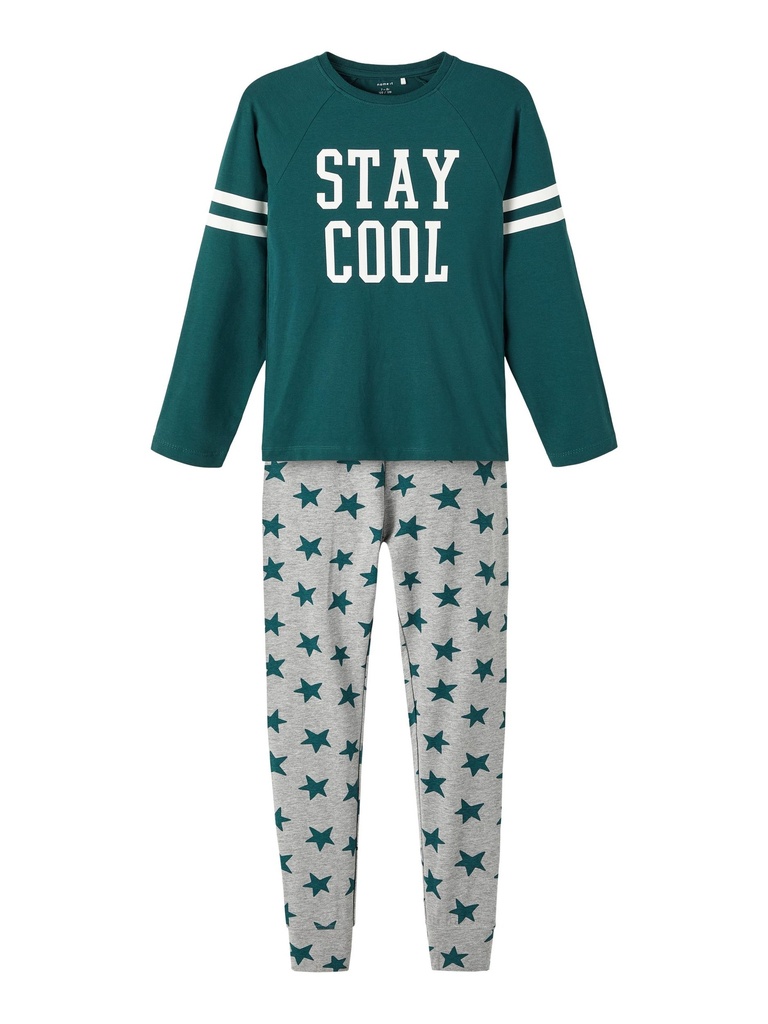 NAME IT KIDS - NKM RICHARDINIO NIGHT SET - Sea Moss