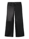 LMTD - NLFRU HW WIDE PU PANT - Black