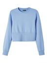 LMTD - NLFTRILL LS BRU CROP SWEAT - Grapemist