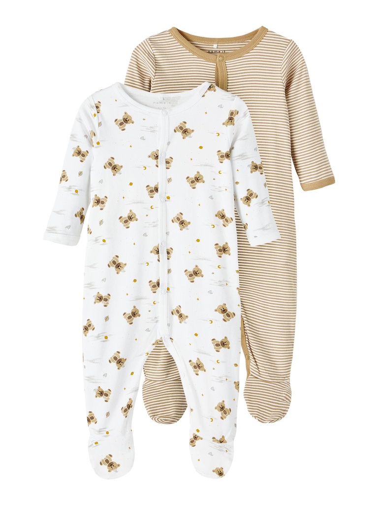 NAME IT BABY - NBNNIGHTSUIT 2P W/F INCENSE TEDDY NOOS - Incense