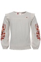Looxs - Little crincle embroidery blouse - CREAM - 2301-7113-065