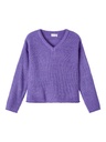 NAME IT KIDS - NKF BATJANA  LS SHORT  BOXY  KNIT - Purple Corallites