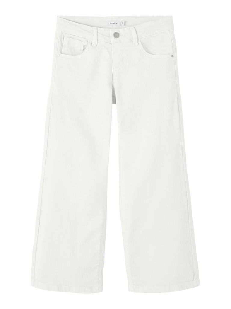 NAME IT KIDS - NKF ROSE WIDE TWI PANT 1115-TP NOOS - Bright White