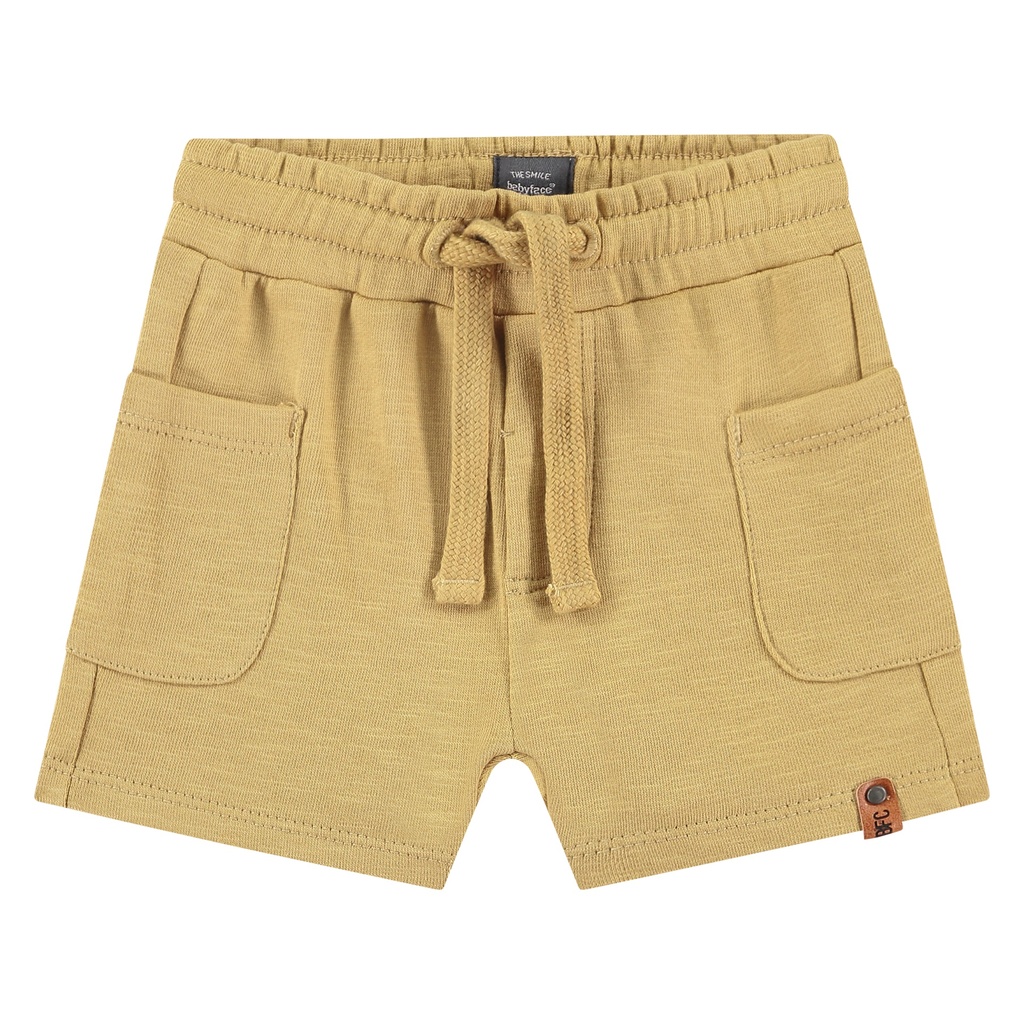 Babyface - boys sweatshort - mustard - BBE23207235