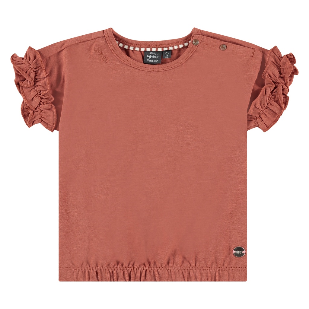 Babyface - girls t-shirt short sleeve - gravel - BBE23208628
