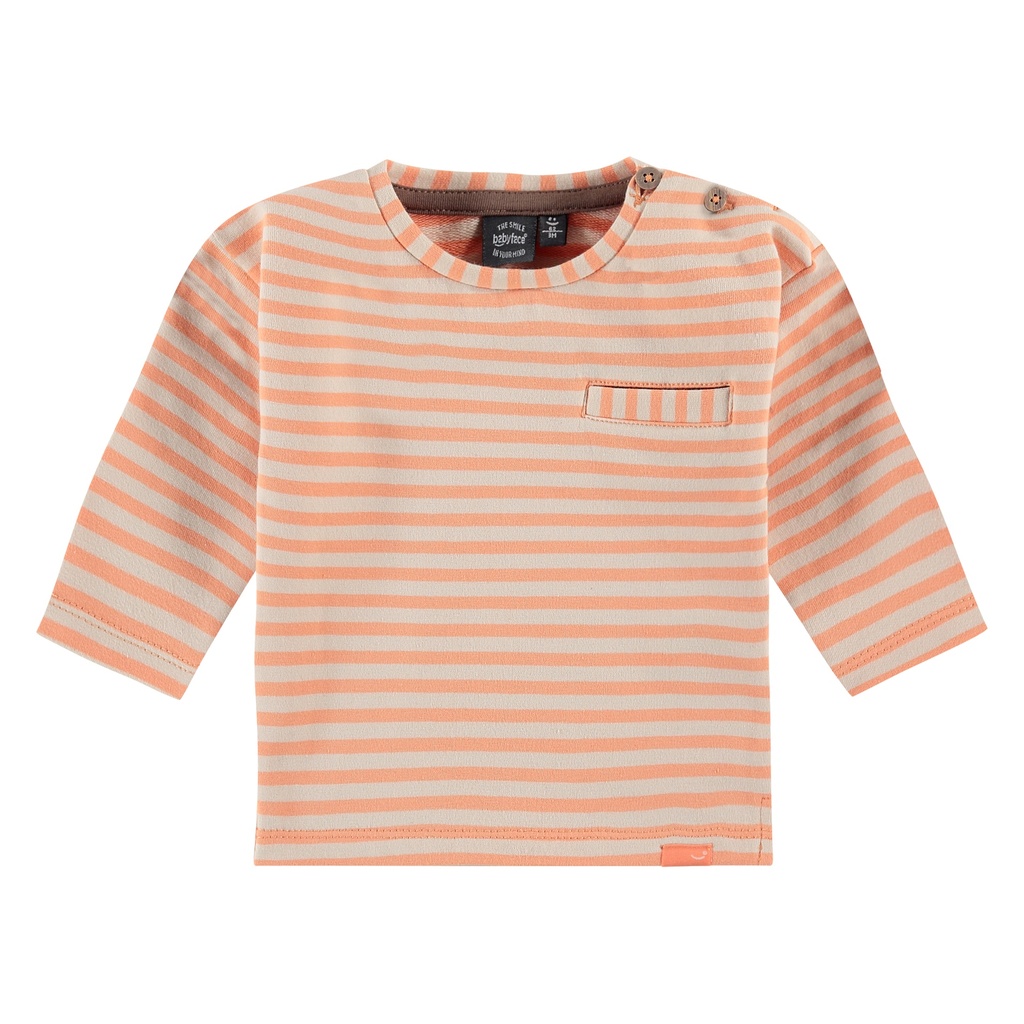 Babyface - baby boys sweatshirt - neon orange - NWB23127605