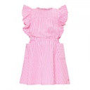 LE BIG - Zwaantje Dress s/slv - Neon Pink - DR00252