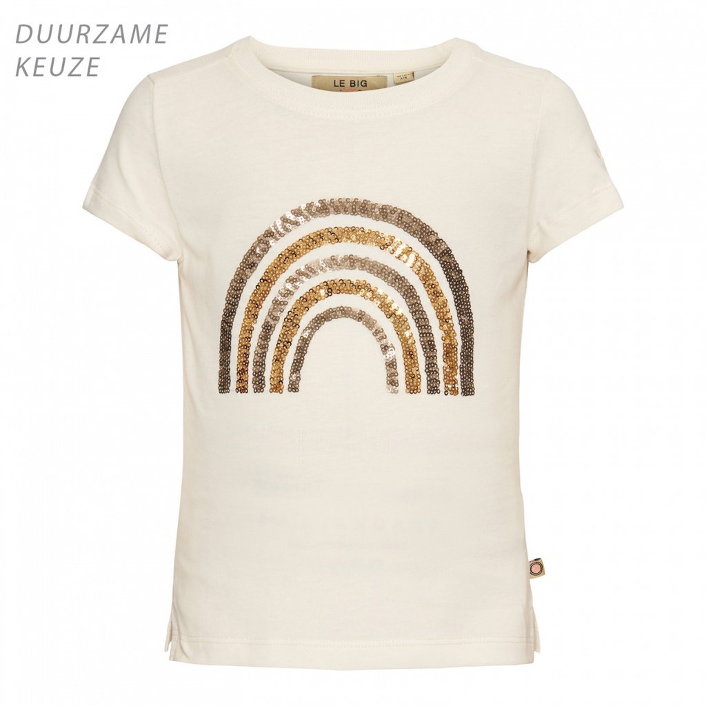 LE BIG - April Tee s/slv - Feather White - TP00259