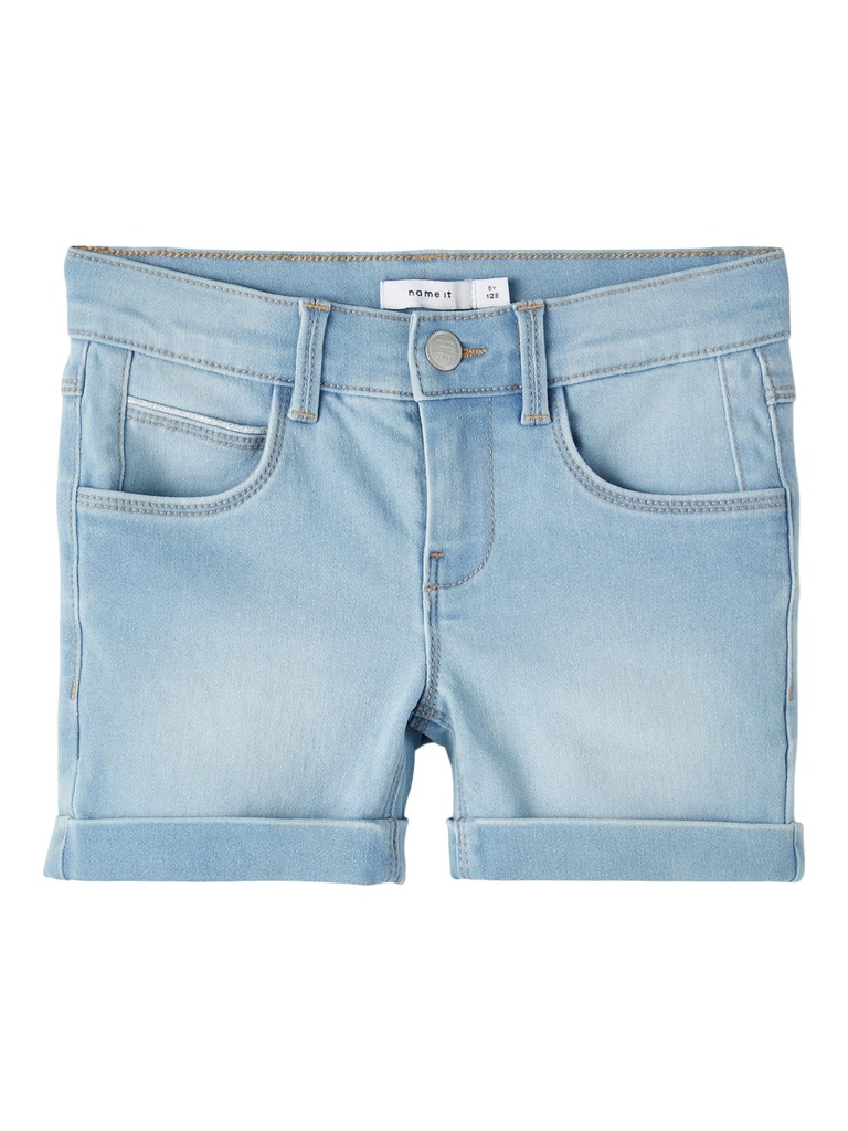 NAME IT KIDS - NKF SALLI SLIM DNM SHORTS 6470-TX NOOS - Light Blue Denim