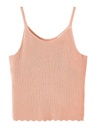 NAME IT KIDS - NKF FIFALMA  KNIT STRAP TOP - Peach Nectar