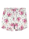 NAME IT KIDS - NKF VIGGA SHORTS F1 NOOS - White Alyssum ABSTRACT FLAMINGO