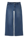 LMTD - NLF TRIS LW WIDE DNM PANT - Medium Blue Denim