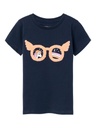 NAME IT MINI - NMF HILDE SS TOP PB - Dark Sapphire