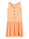 NAME IT KIDS - NKF JULIA SL DRESS PB - Mock Orange