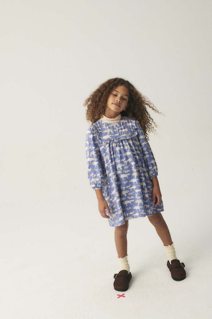 Compania Fantastica - Vestido de niña en tejido toalla rosa - PINK 