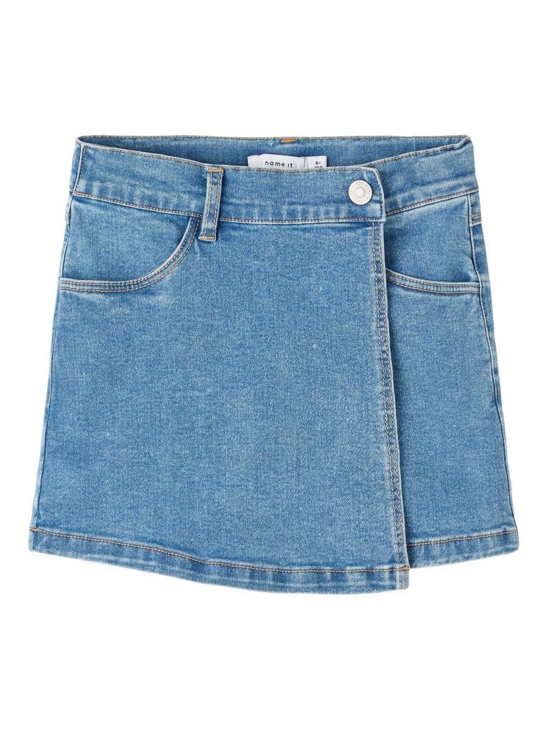 NAME IT KIDS - NKF LAILA BAGGY DNM SKORT 3012-YG H - Medium Blue Denim