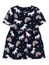NAME IT MINI - NMF JIA SS DRESS PB - Dark Sapphire