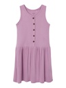 NAME IT KIDS - NKF JULIA SL DRESS PB - Smoky Grape