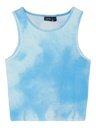 LMTD - NLF FIE TANK CROP TOP - Swim Cap TIE DYE