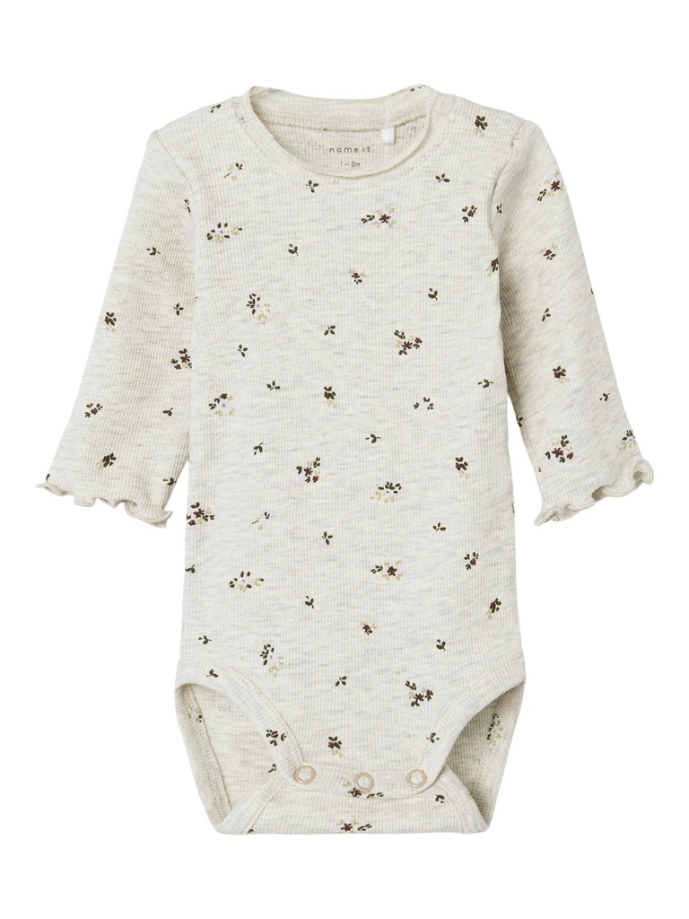 NAME IT BABY - NBF KUSCHA LS BODY - Peyote Melange
