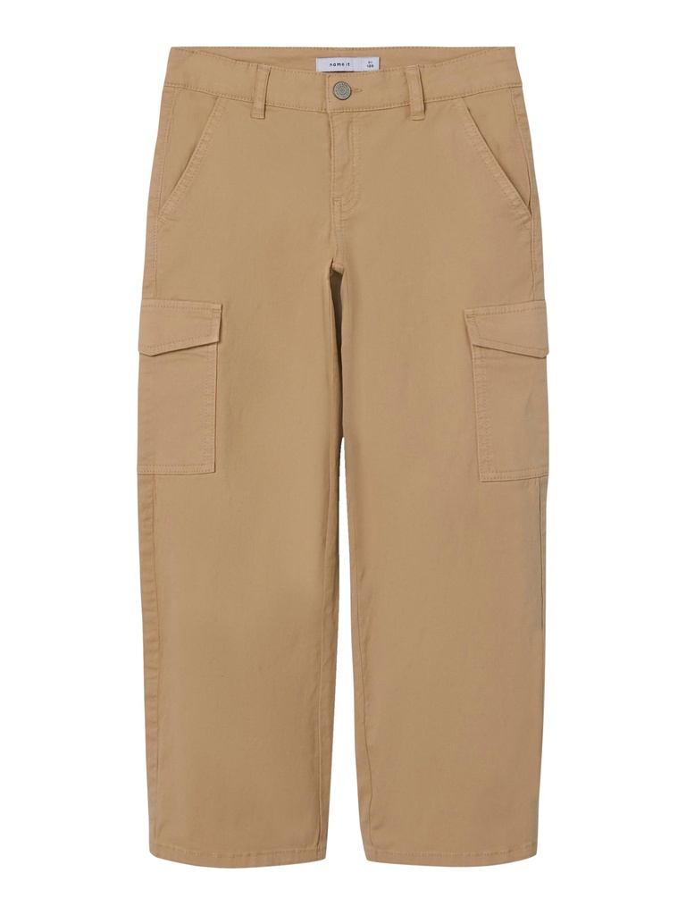 NAME IT KIDS - NKF ROSE WIDE TWILL CARGO 8108-BA NOOS - Safari