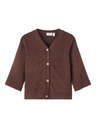 NAME IT MINI - NMF KASUSSI 3/4 SL KNIT CARD - Rum Raisin