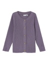 NAME IT MINI - NMF LELOU LS KNIT CARD - Lavender Gray