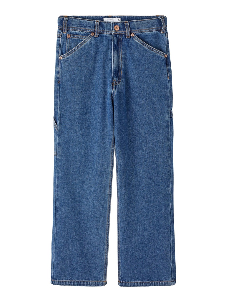 NAME IT KIDS - NKM RYAN STRAIGHT JEANS 4525-IM L NOOS - Dark Blue Denim
