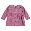 Babyface - girls dress long sleeve - plum - BBE23408754