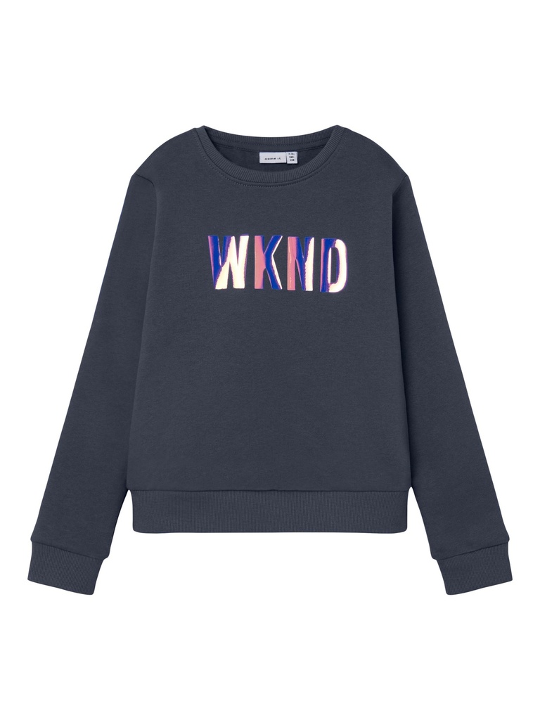 NAME IT KIDS - NKF OMIALISE LS SWEAT BRU - India Ink