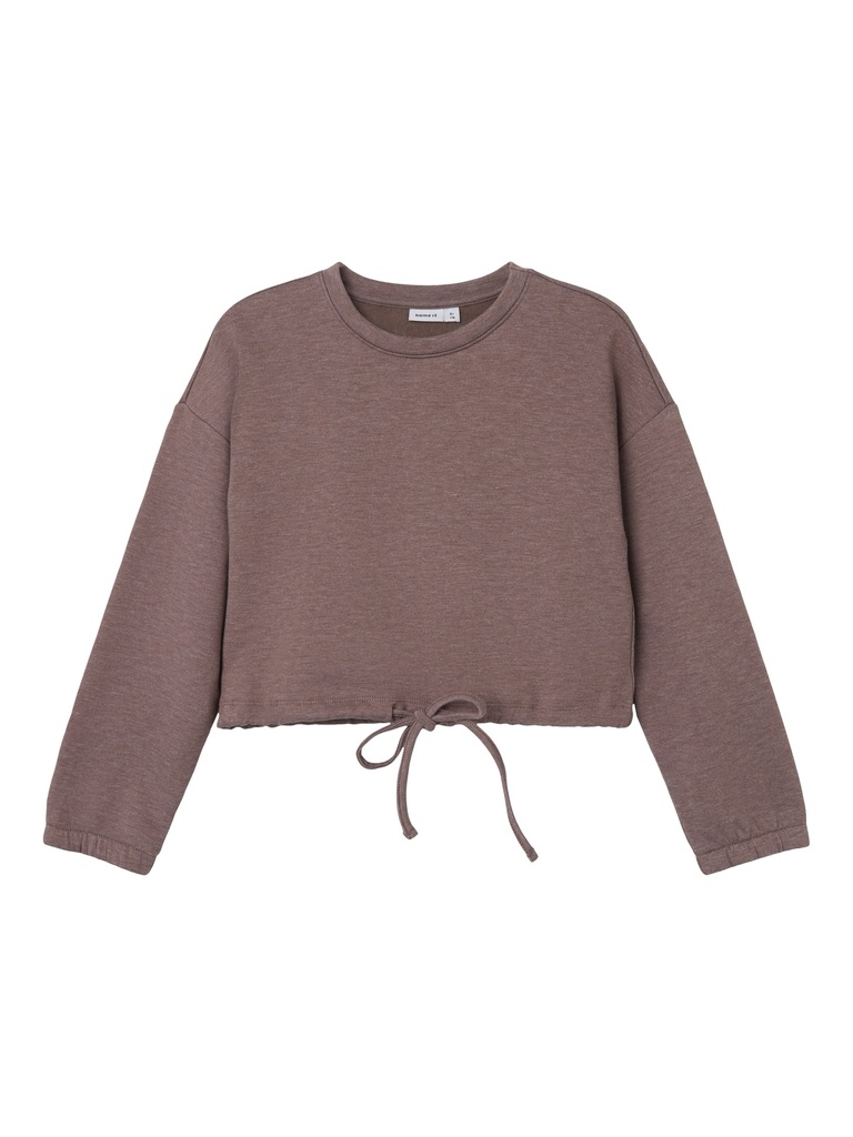 NAME IT KIDS - NKF RAMAJA LS SHORT LOOSE SWE BRU - Grape Shake