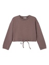 NAME IT KIDS - NKF RAMAJA LS SHORT LOOSE SWE BRU - Grape Shake