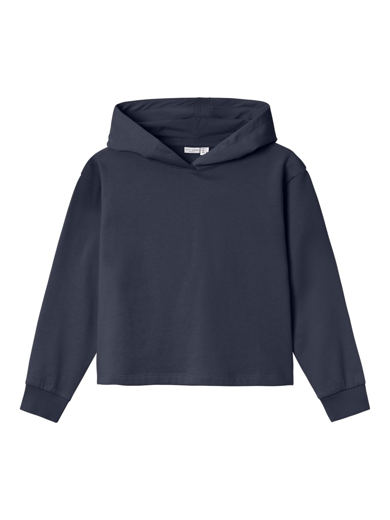 NAME IT KIDS - NKF VANITA LS SHORT BOXY SWEAT WH BRU R1 - Dark Sapphire