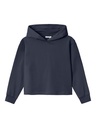 NAME IT KIDS - NKF VANITA LS SHORT BOXY SWEAT WH BRU R1 - Dark Sapphire